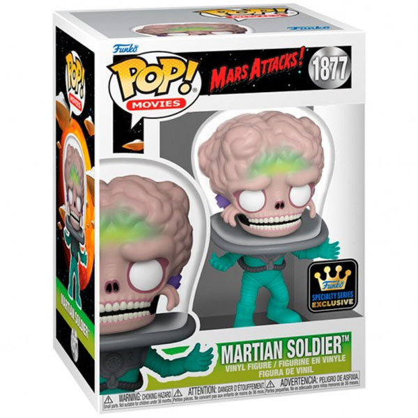 Funko POP #1877 Mars Attacks! Martian Soldier Figure